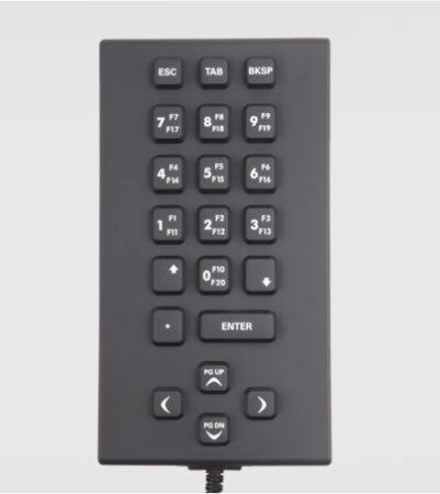 Clavier numérique en silicone 21 touches – SIK 21 Num – 90327-201/1800 – PrehKeyTec