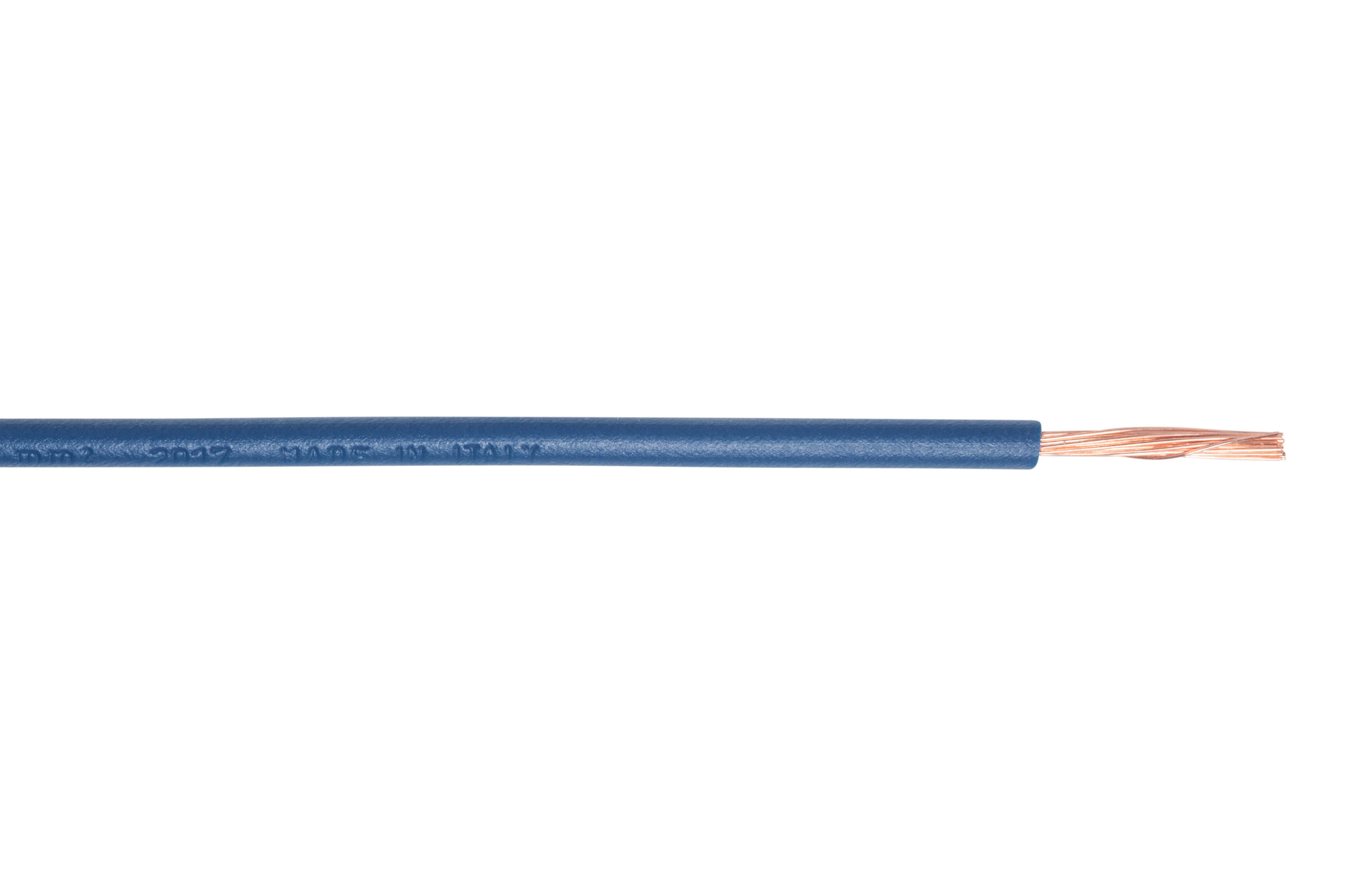 Read more about the article Fil de câblage harmonisé H05V-K 1X0,75mm² bleu foncé RAL 5010- Couronne de 100m