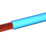 Fil de câblage harmonisé H05V-K 1X0.75mm² bleu clair RAL 5024– Couronne de 100m