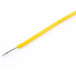 Fil de câblage souple KY3003 1X0.12mm² 250V PVC 105°C jaune – Bobine de 200m