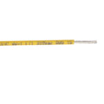 Fil de câblage souple UL/CSA 1XAWG18 type UL1007/1569 300V 105°C jaune – Bobine 305m