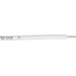Fil de câblage souple UL/CSA 1XAWG24 type UL1007/1569 300V 105°C blanc – Bobine 305m