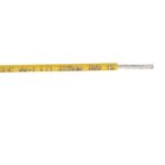 Fil de câblage souple UL/CSA 1XAWG24 type UL1007/1569 300V 105°C jaune – Bobine 305m