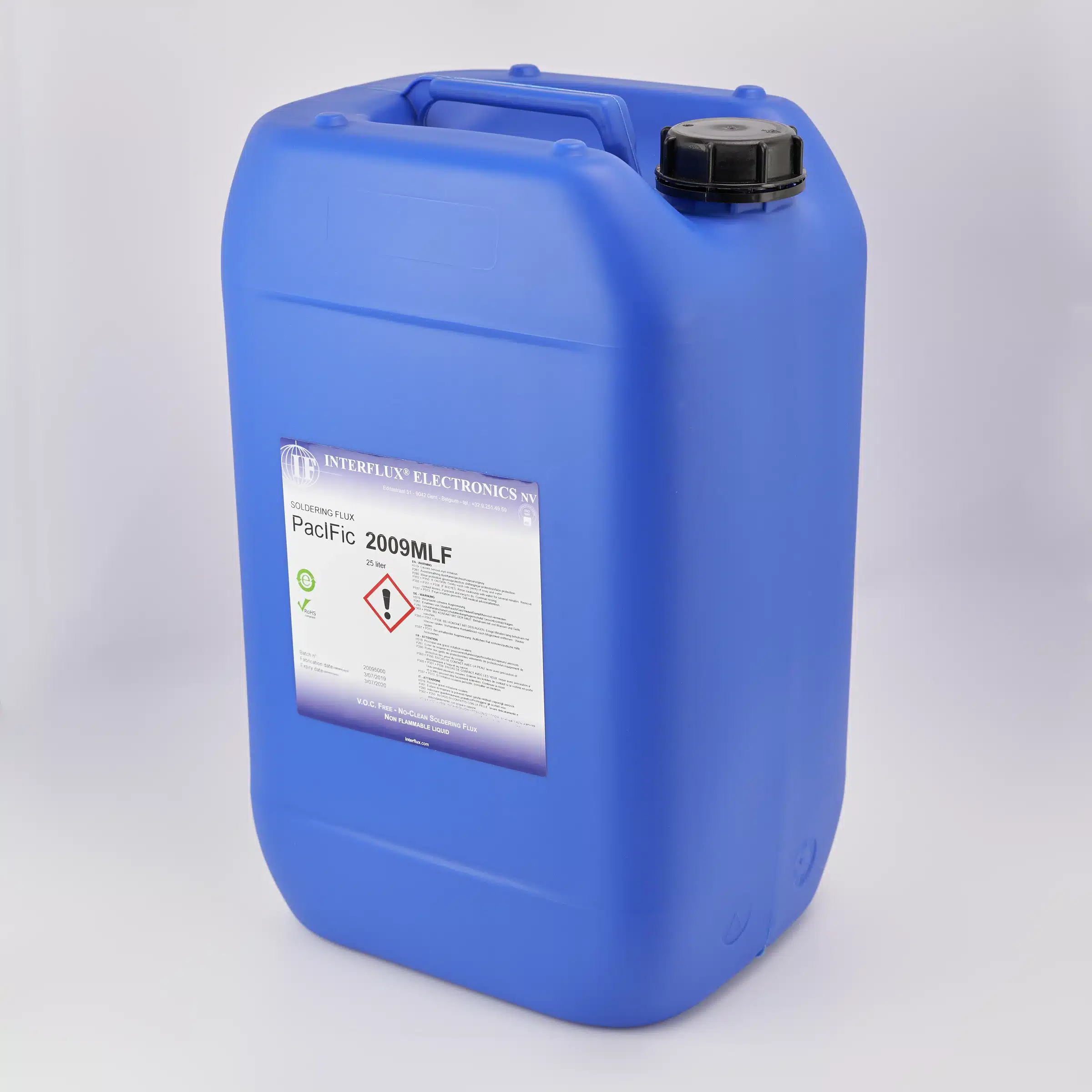 FLUX PACIFIC 2009MLF-E – BASE EAU – SANS NETTOYAGE – SANS HALOGÈNES – INTERFLUX