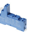 Support 10A 250V séries 4051,4052,4061, bleu, étrier plastiq,à cage,pinning 5mm
