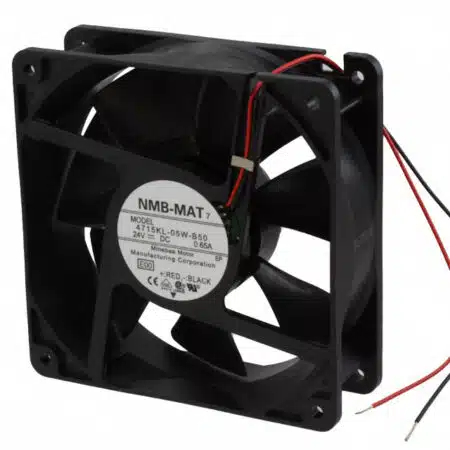 Ventilateur NMB 2408NL-04W-B10 - 60x60x20 Mm - DC 12V - Double Roulement à Billes - Neuf