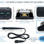 Station ERSA i-CON TRACE – version 230V (Kit complet : Station i-CON TRACE + Support de fer + Fer à souder i-TOOL TRACE + Panne à souder 1.6mm)