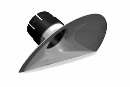 Buse noire « plus », 215×90 mm