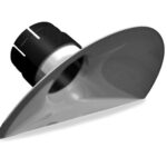 Buse noire « plus », 215×90 mm