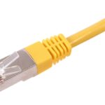 Cordon patch – RJ45 – CAT 6 – S/FTP (double blindage) – Jaune – 1M x1PCS