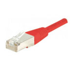 Cordon patch – RJ45 – CAT 6A – S/FTP (double blindage) – LSOH SNG – Rouge – 7,5M x1PCS