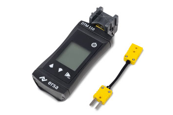 Appareil de mesure de température numérique DTM 110C avec mallette de transport plastique – Kit avec certificat de calibration du fabricant