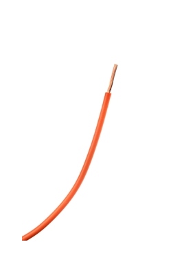 Fil de câblage harmonisé H07V-K 1X2.5mm² orange – Couronne de 100m