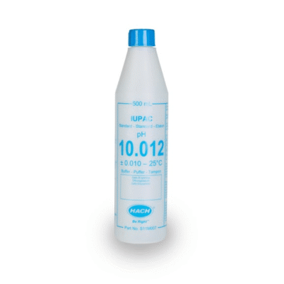 Solution étalon tampon CRM – Matériel de référence certifié pH 10,012, IUPAC, 500 mL
