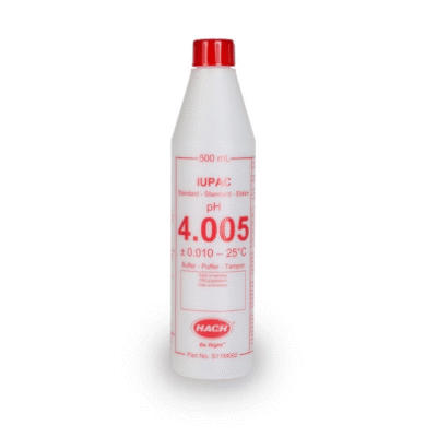 Solution étalon tampon CRM – Matériel de référence certifié pH 4,005, IUPAC, 500 mL