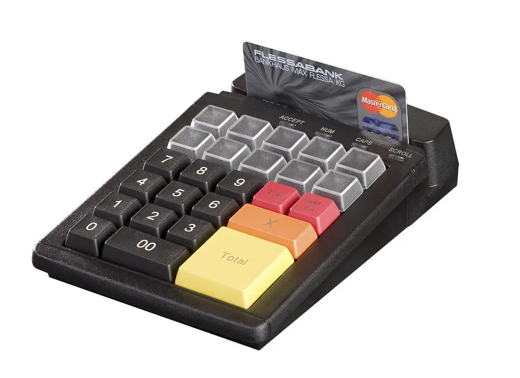 Clavier noir avec lecteur de carte – MCI 30 – 90328-001/1805 – PrehKeyTec