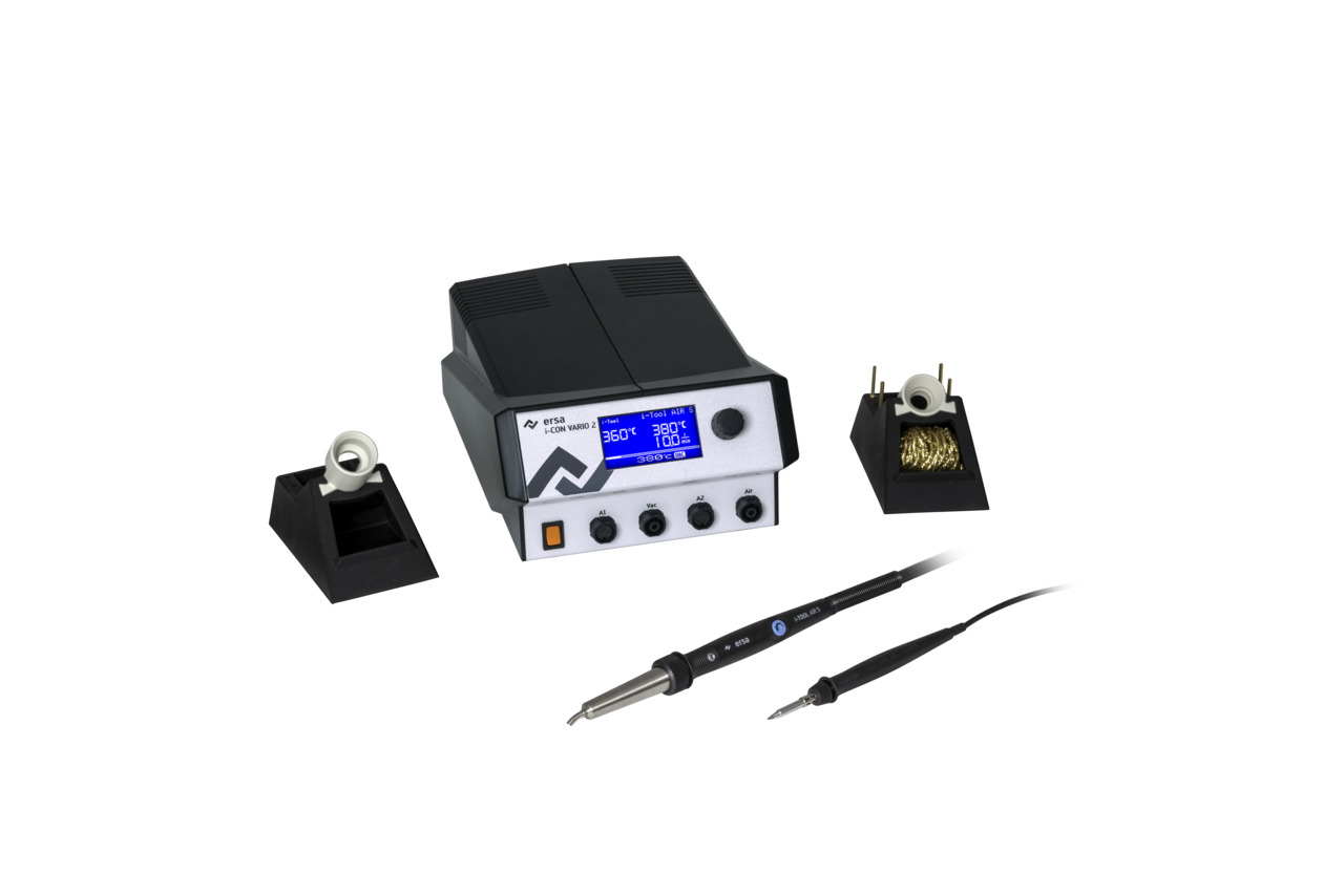 Station de soudage et dessoudage ERSA i-CON VARIO 2 – avec i-TOOL AIR S + i-TOOL 0ICV2000AI